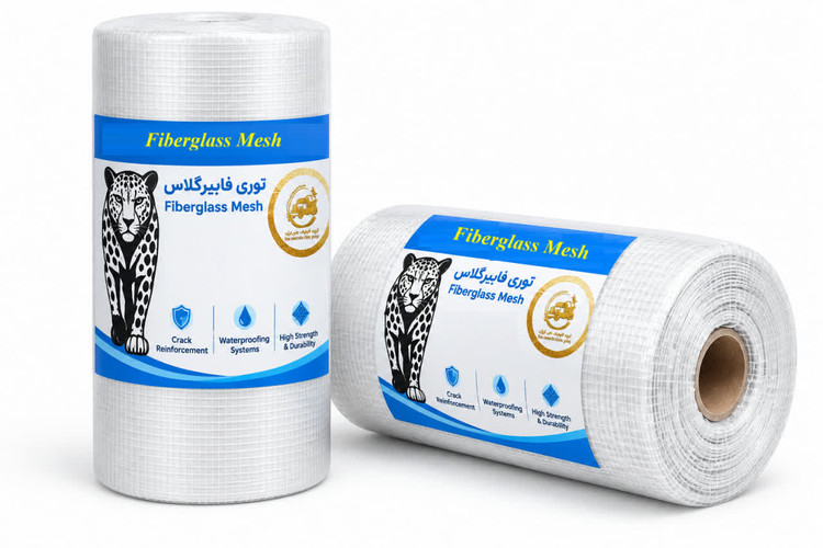 فایبر مش ها(مش های فایبر گلاس) Fiber glass mesh. رول 100متری .کلینیک بتن ایران